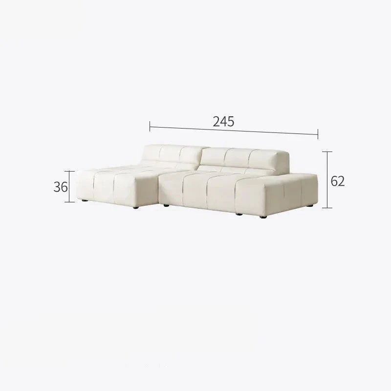 ChandeliersDecor.com-Sofa Set-Luxury Sectional Minimalistic Corner Sofa Set