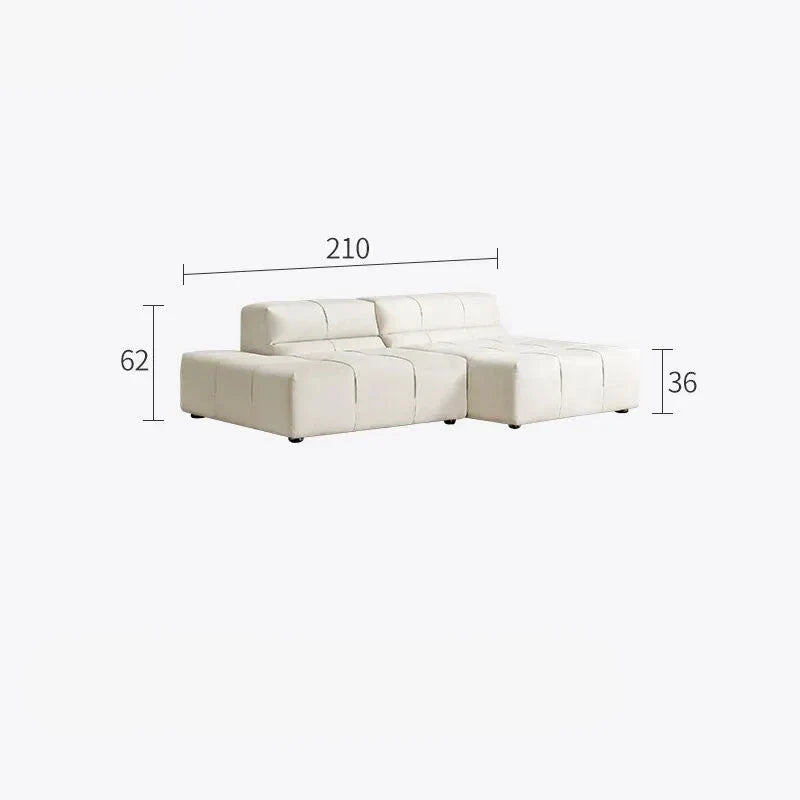ChandeliersDecor.com-Sofa Set-Luxury Sectional Minimalistic Corner Sofa Set