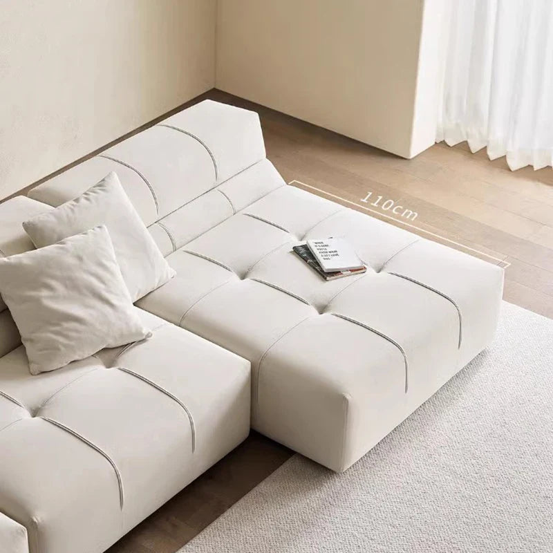 ChandeliersDecor.com-Sofa Set-Luxury Sectional Minimalistic Corner Sofa Set