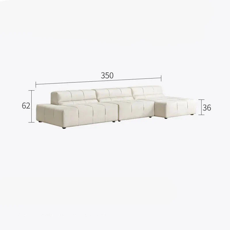 ChandeliersDecor.com-Sofa Set-Luxury Sectional Minimalistic Corner Sofa Set