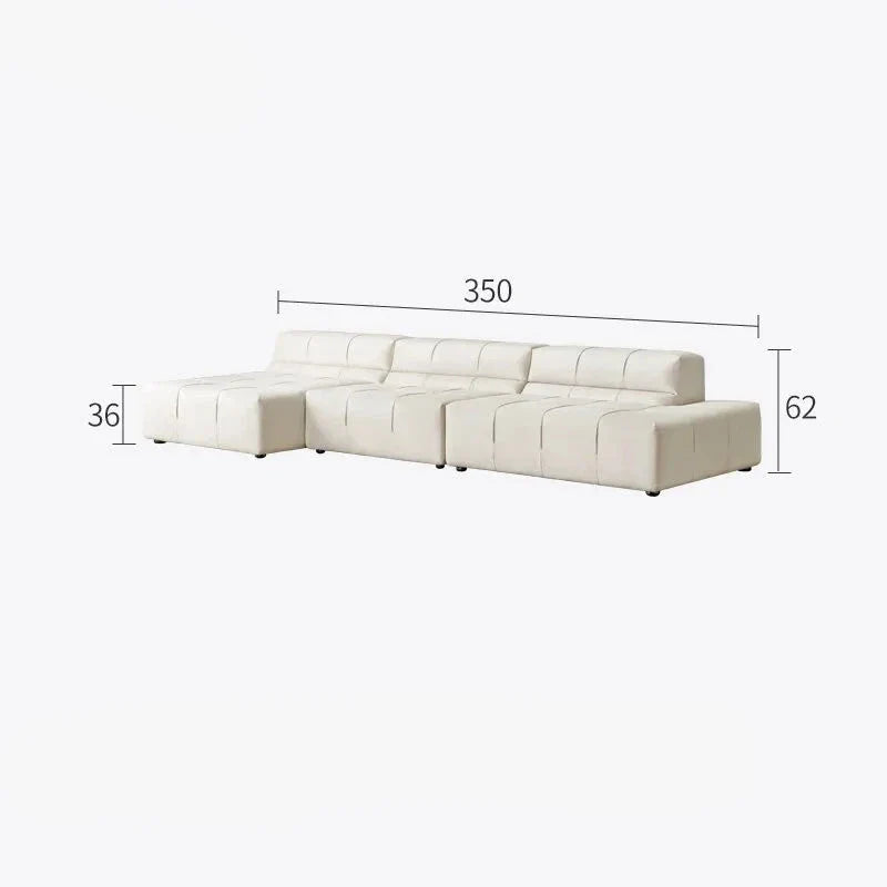 ChandeliersDecor.com-Sofa Set-Luxury Sectional Minimalistic Corner Sofa Set