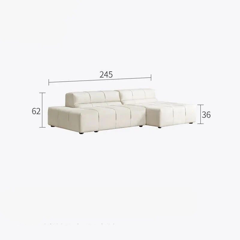 ChandeliersDecor.com-Sofa Set-Luxury Sectional Minimalistic Corner Sofa Set