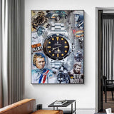 ChandeliersDecor.com-Wall Posters-Luxury Watch Mcqueen Canvas Wall Art