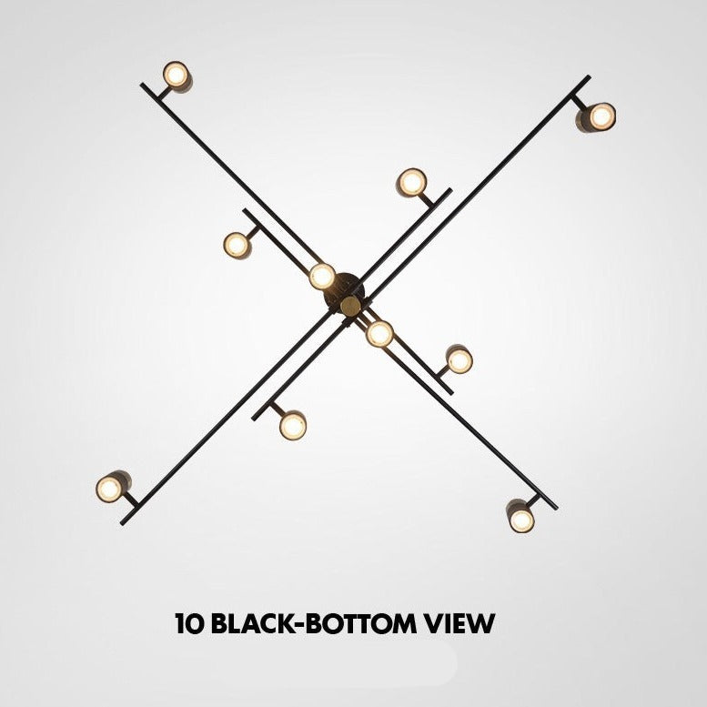 ChandeliersDecor.com-Ceiling Chandelier-Lynx Design Chandelier: Rotatable Sputnik Chandelier