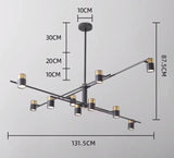 ChandeliersDecor.com-Ceiling Chandelier-Lynx Design Chandelier: Rotatable Sputnik Chandelier