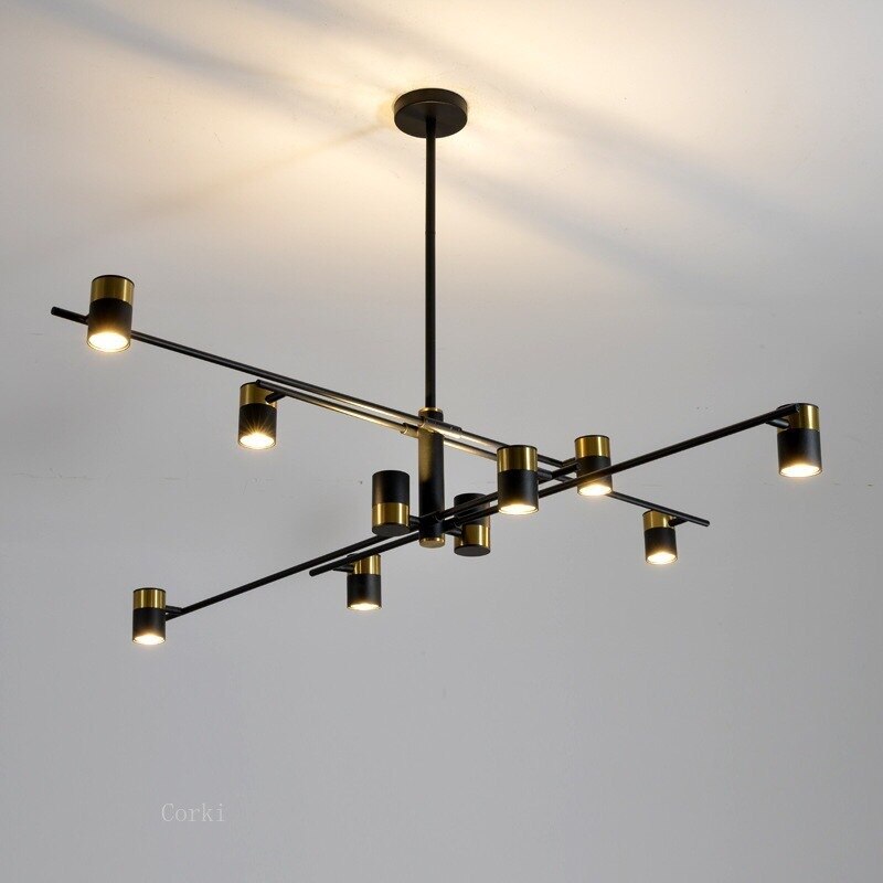 ChandeliersDecor.com-Ceiling Chandelier-Lynx Design Chandelier: Rotatable Sputnik Chandelier