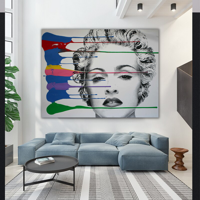 ChandeliersDecor.com-Musicians Wall Art-Madonna Poster: Paint Your Space with Iconic Art