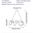 Magic Bean Molecular LED Chandelier with Glass Bubbles-ChandeliersDecor.com