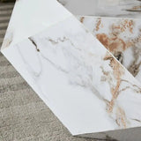 ChandeliersDecor.com-Coffee Tables-Marble Diamond Designer Coffee Table