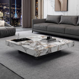 ChandeliersDecor.com-Coffee Tables-Marble Gloss Coffee Table