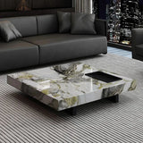 ChandeliersDecor.com-Coffee Tables-Marble Gloss Coffee Table