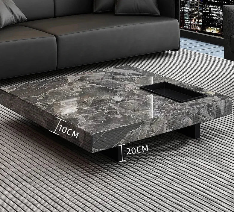 ChandeliersDecor.com-Coffee Tables-Marble Gloss Coffee Table