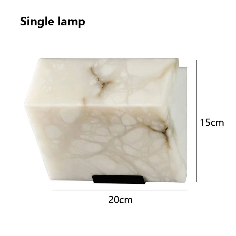 ChandeliersDecor.com-Wall Lights-Marble Natural Stone LED Wall Light
