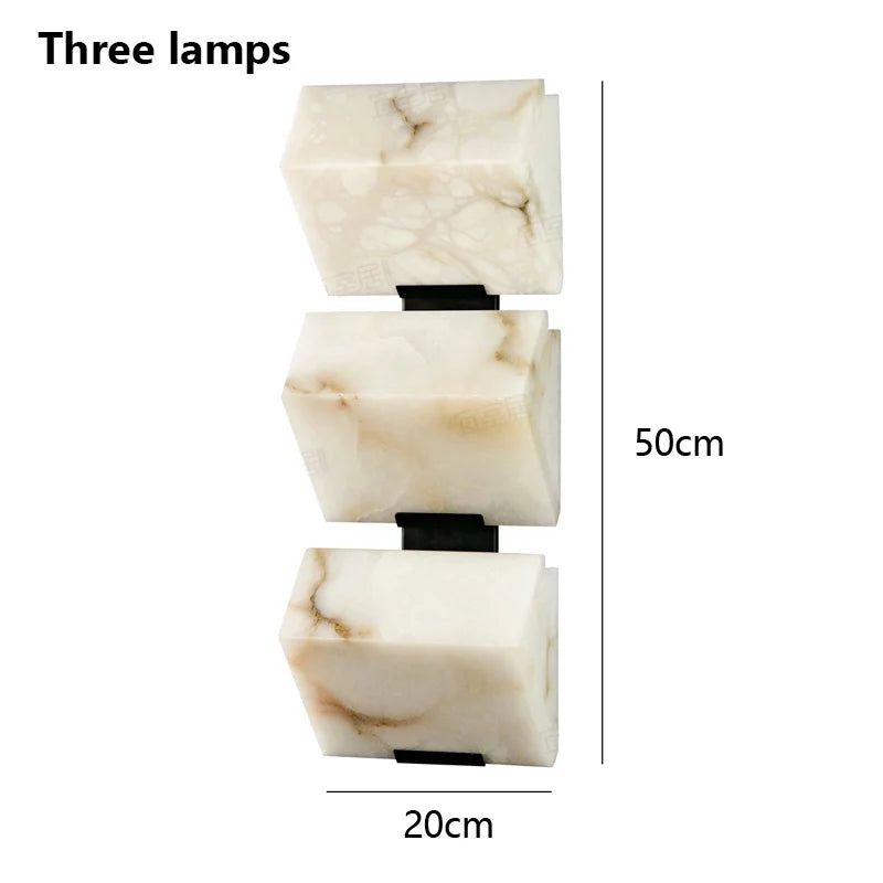ChandeliersDecor.com-Wall Lights-Marble Natural Stone LED Wall Light