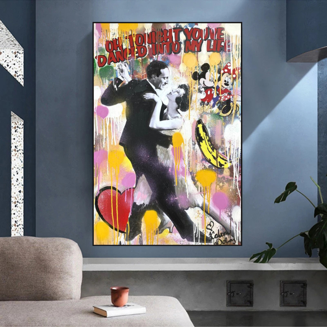 ChandeliersDecor.com-Wall Posters-Marilyn Fall In Love Poster: A Captivating Art Piece