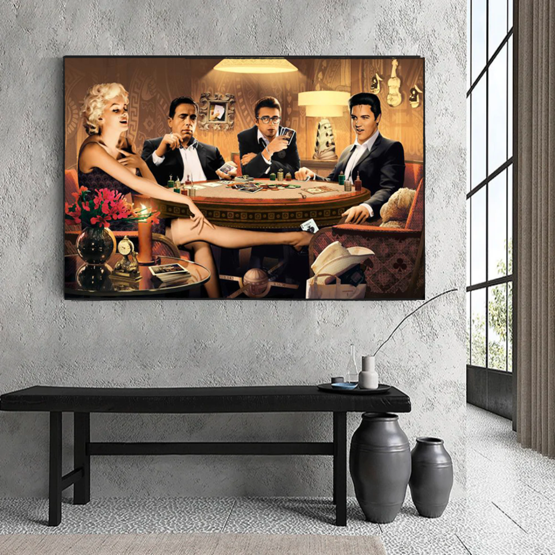 ChandeliersDecor.com-Wall Posters-Marilyn, James Dean and Elvis Poster: The Perfect Addition
