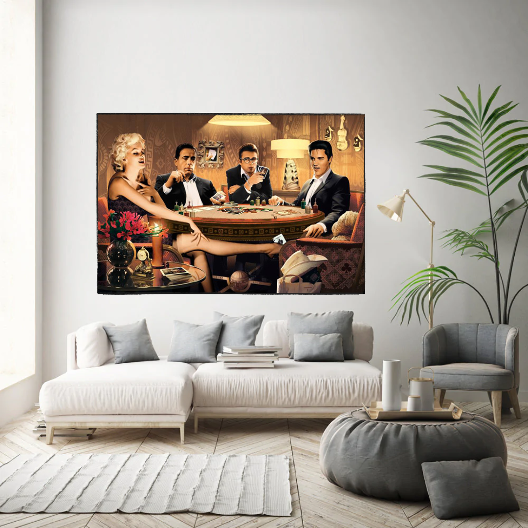 ChandeliersDecor.com-Wall Posters-Marilyn, James Dean and Elvis Poster: The Perfect Addition