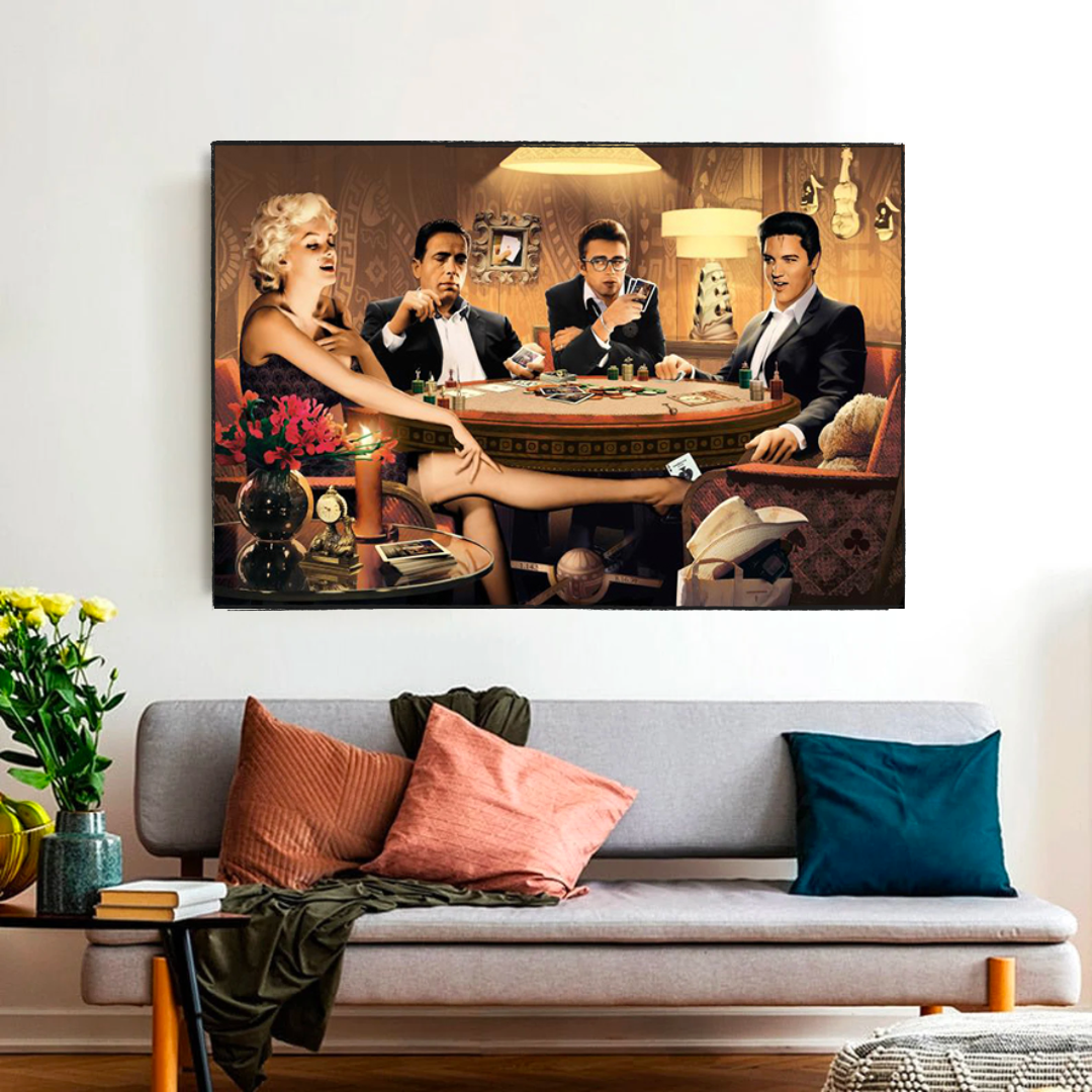 ChandeliersDecor.com-Wall Posters-Marilyn, James Dean and Elvis Poster: The Perfect Addition