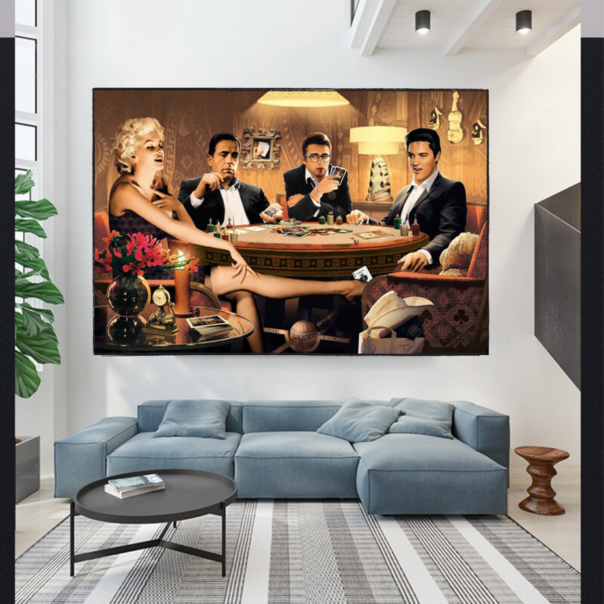 ChandeliersDecor.com-Wall Posters-Marilyn, James Dean and Elvis Poster: The Perfect Addition