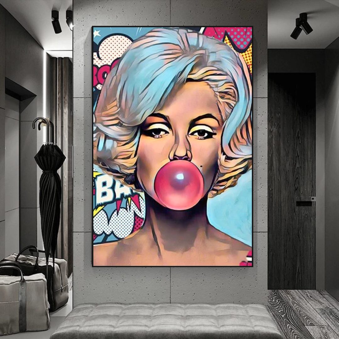 ChandeliersDecor.com-Wall Posters-Marilyn Monroe Bubble: A Delightful Collectible
