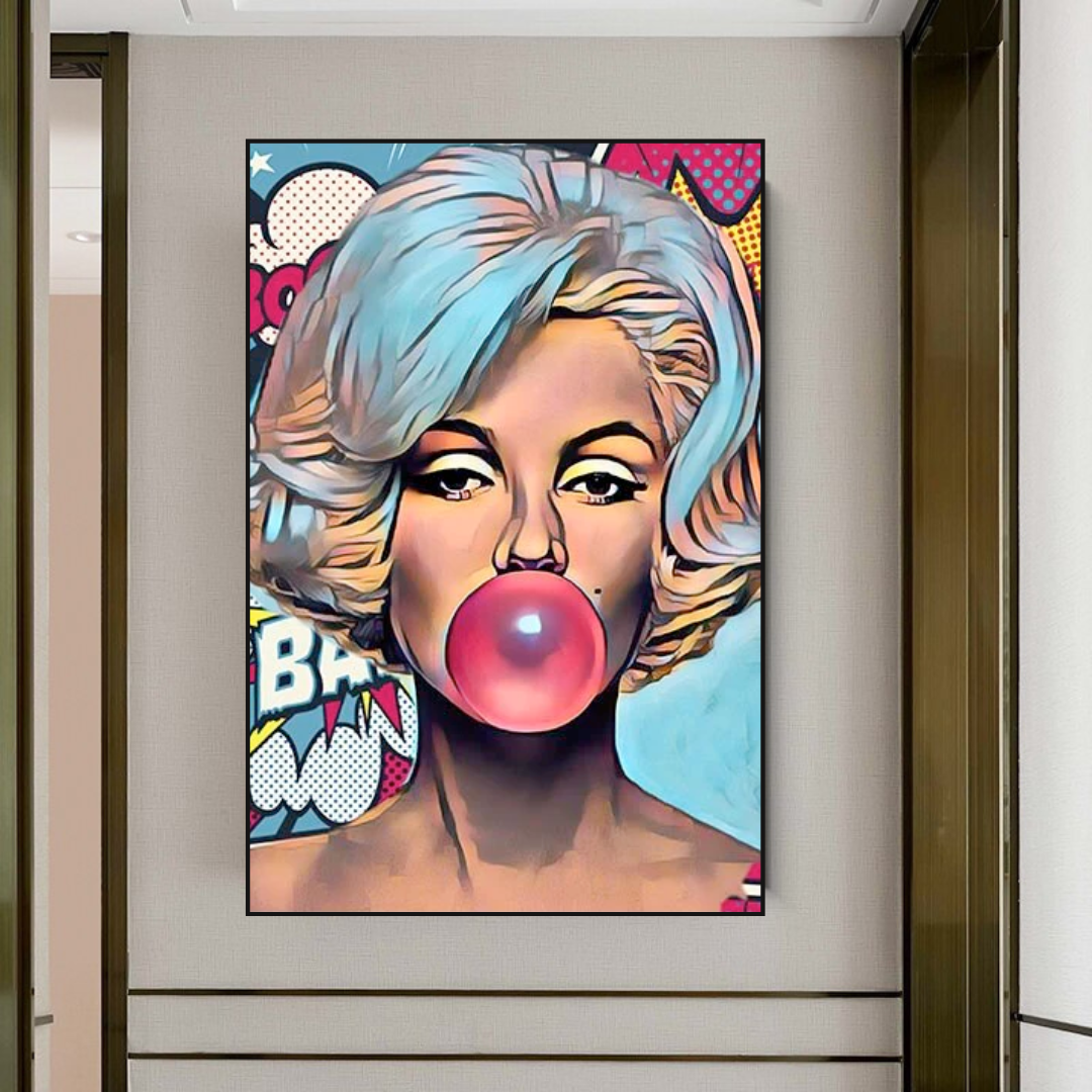 ChandeliersDecor.com-Wall Posters-Marilyn Monroe Bubble: A Delightful Collectible