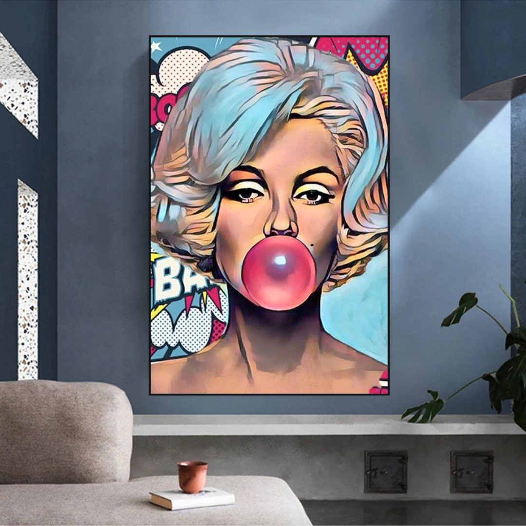 ChandeliersDecor.com-Wall Posters-Marilyn Monroe Bubble: A Delightful Collectible