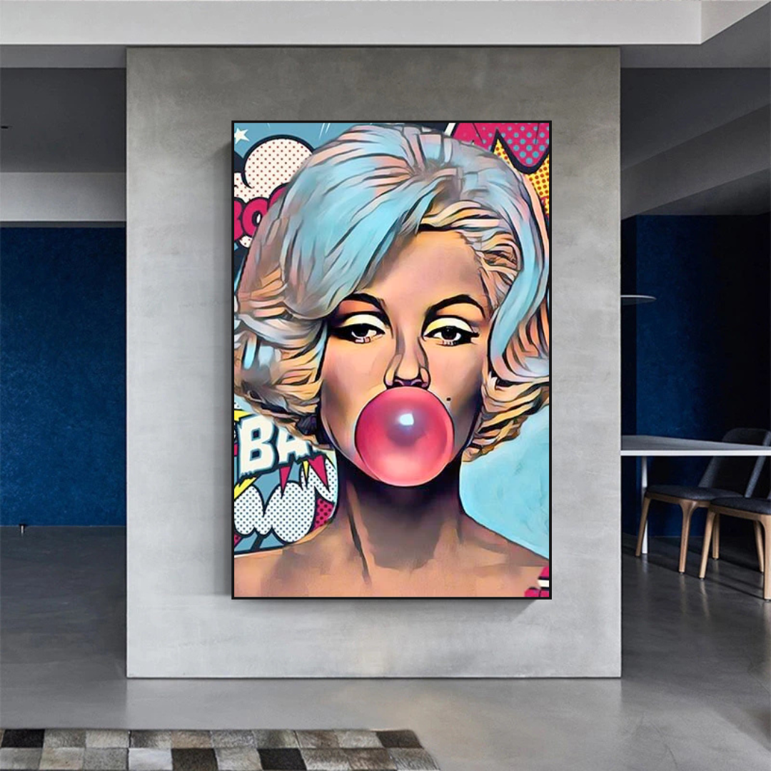 ChandeliersDecor.com-Wall Posters-Marilyn Monroe Bubble: A Delightful Collectible