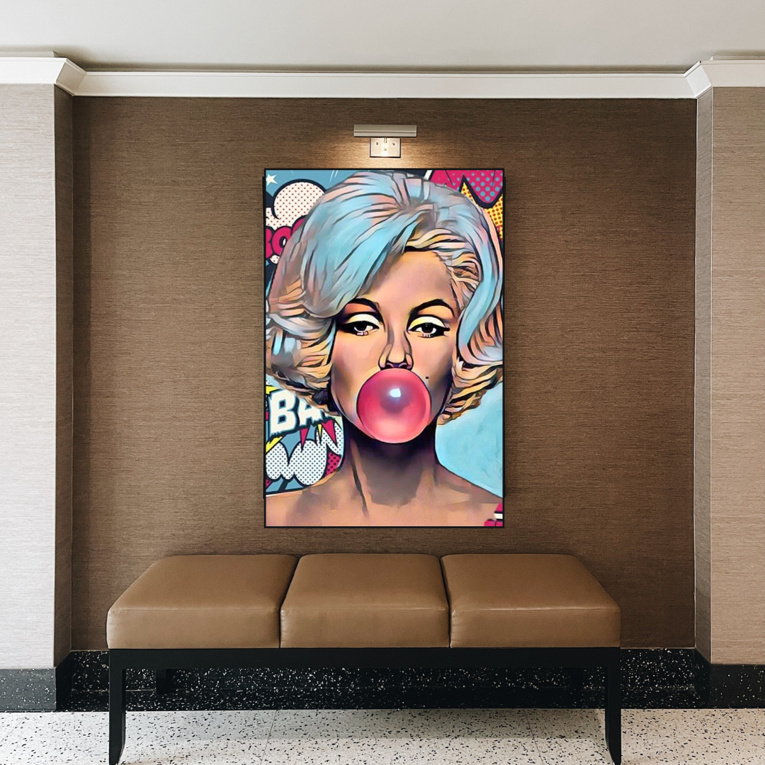 ChandeliersDecor.com-Wall Posters-Marilyn Monroe Bubble: A Delightful Collectible