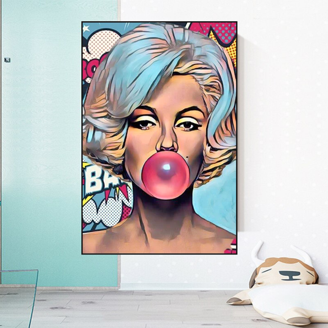 ChandeliersDecor.com-Wall Posters-Marilyn Monroe Bubble: A Delightful Collectible