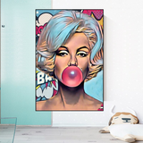 ChandeliersDecor.com-Wall Posters-Marilyn Monroe Bubble: A Delightful Collectible