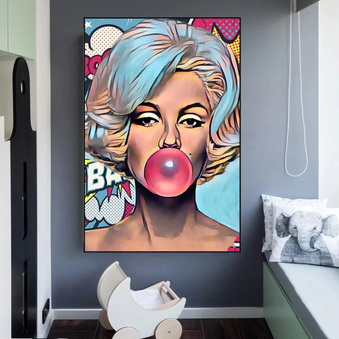 ChandeliersDecor.com-Wall Posters-Marilyn Monroe Bubble: A Delightful Collectible