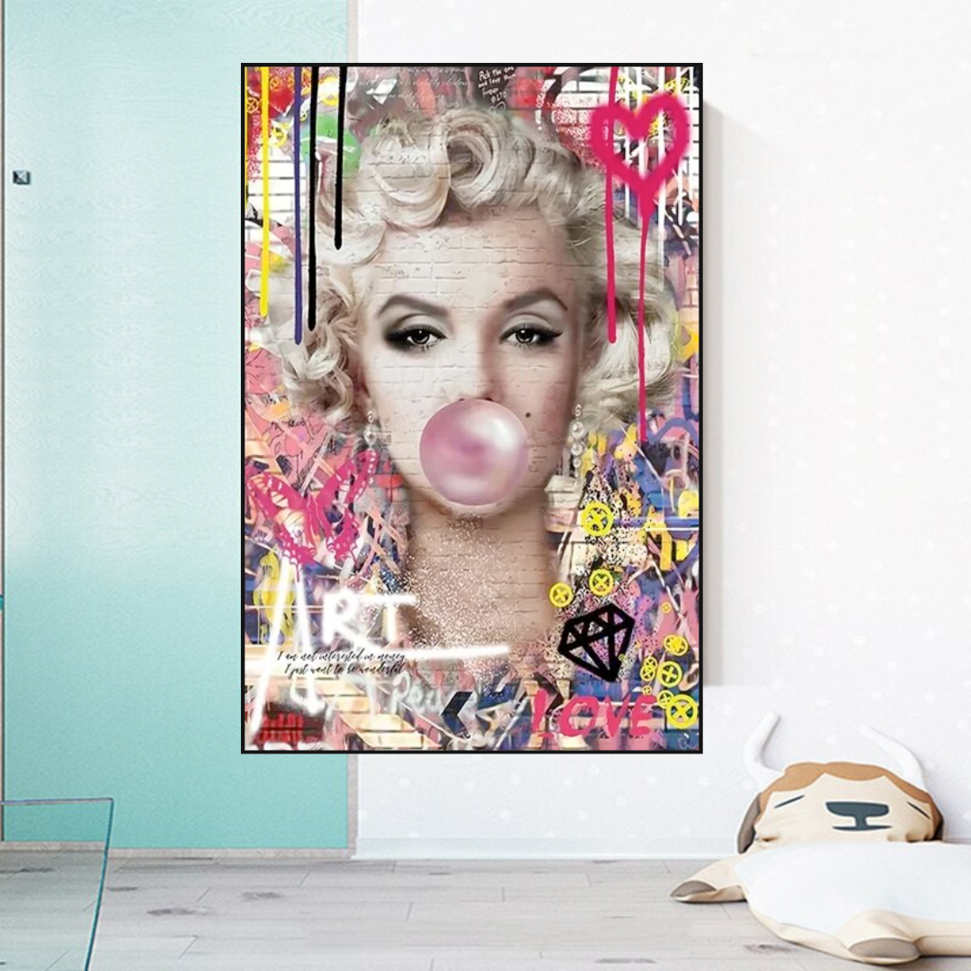 ChandeliersDecor.com-Wall Posters-Marilyn Monroe Bubble - Explore the Iconic Style|