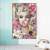 ChandeliersDecor.com-Wall Posters-Marilyn Monroe Bubble - Explore the Iconic Style|