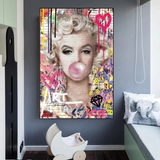 ChandeliersDecor.com-Wall Posters-Marilyn Monroe Bubble - Explore the Iconic Style|