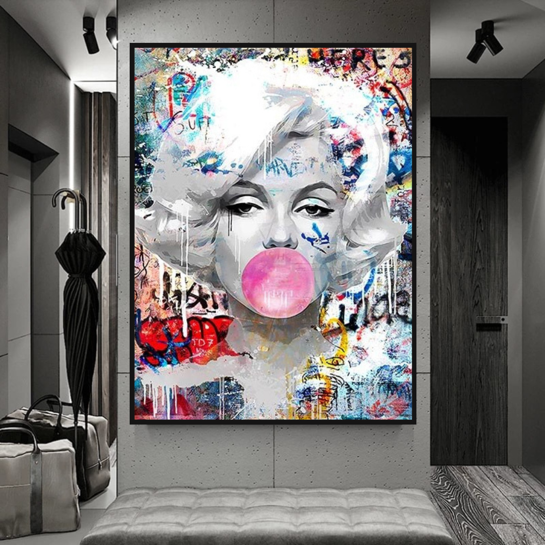 ChandeliersDecor.com-Wall Posters-Marilyn Monroe Bubble: Stunning Tribute to the Iconic Beauty
