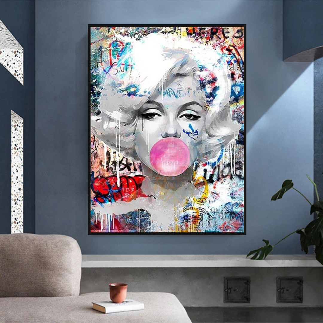 ChandeliersDecor.com-Wall Posters-Marilyn Monroe Bubble: Stunning Tribute to the Iconic Beauty