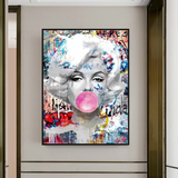 ChandeliersDecor.com-Wall Posters-Marilyn Monroe Bubble: Stunning Tribute to the Iconic Beauty