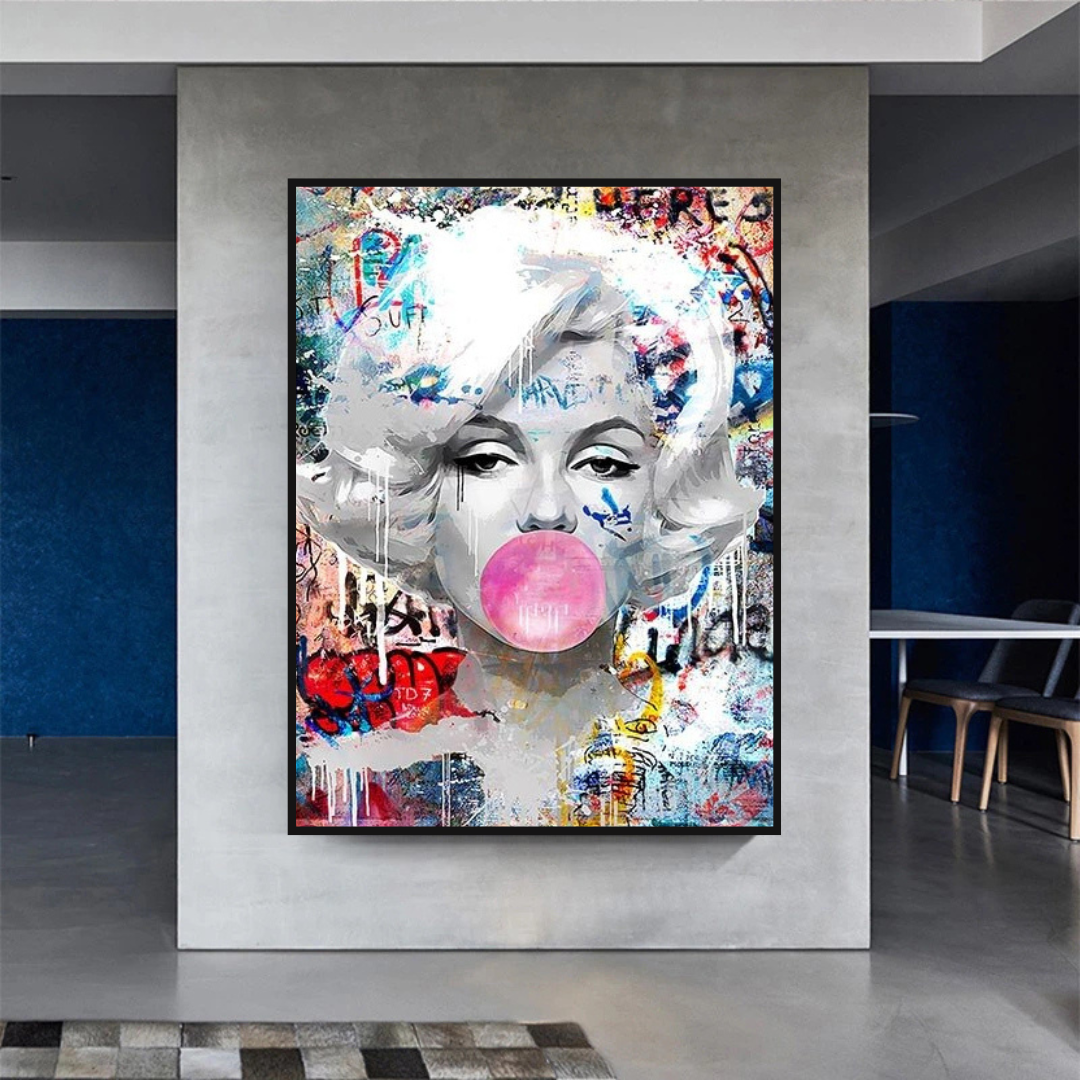 ChandeliersDecor.com-Wall Posters-Marilyn Monroe Bubble: Stunning Tribute to the Iconic Beauty