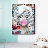 ChandeliersDecor.com-Wall Posters-Marilyn Monroe Bubble: Stunning Tribute to the Iconic Beauty