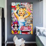ChandeliersDecor.com-Wall Posters-Marilyn Monroe Graffiti: Art Inspired by the Icon