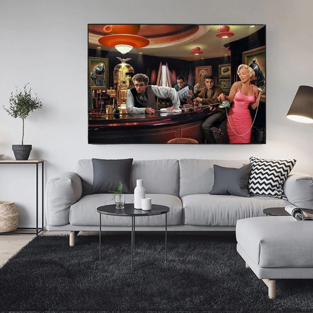 ChandeliersDecor.com-Wall Posters-Marilyn Monroe Poster: Classic Iconography Wall Art