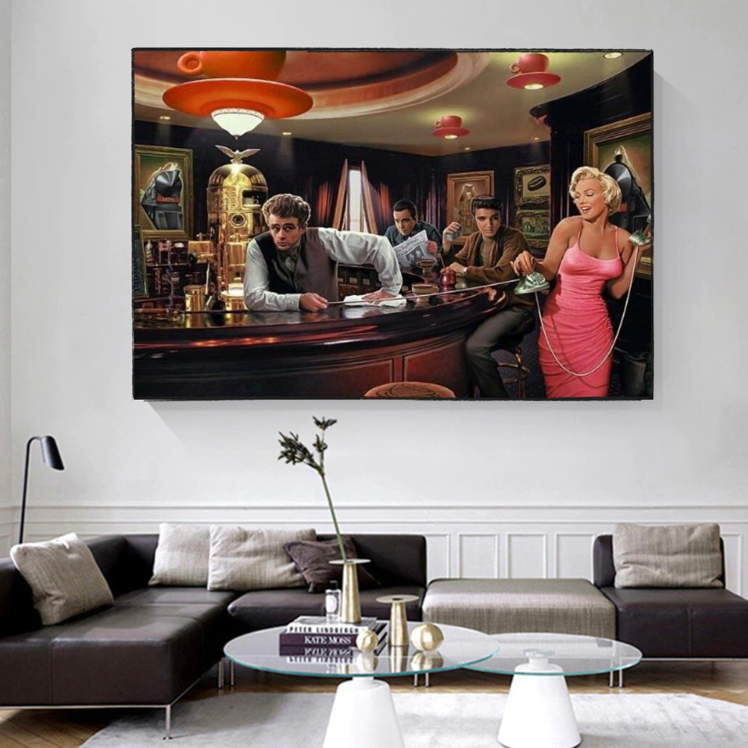 ChandeliersDecor.com-Wall Posters-Marilyn Monroe Poster: Classic Iconography Wall Art