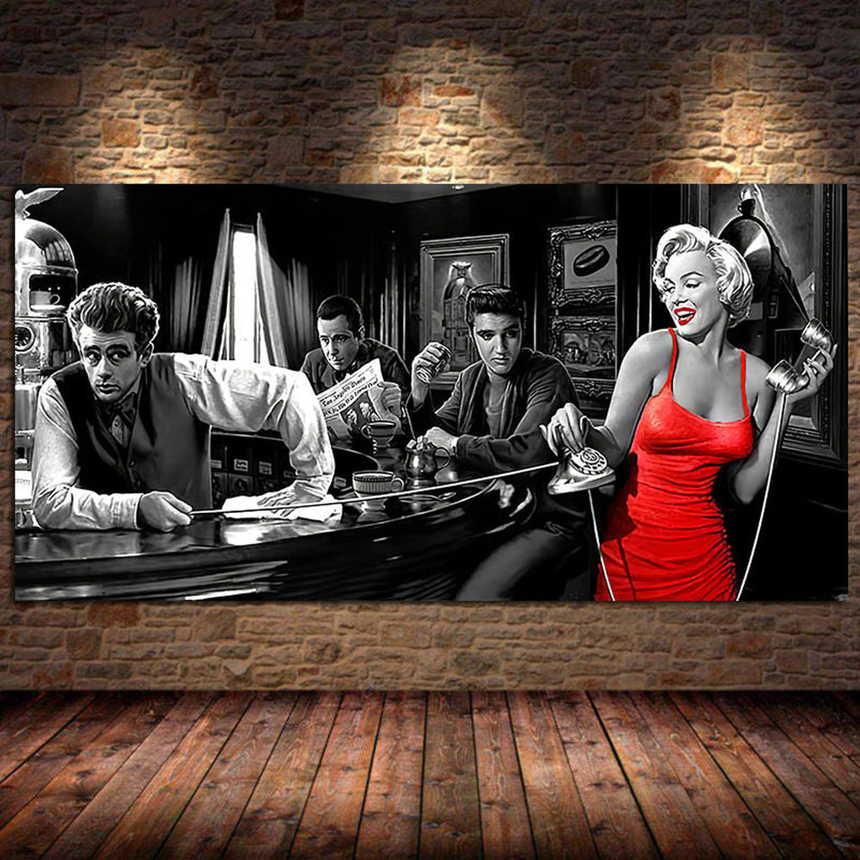 ChandeliersDecor.com-Wall Posters-Marilyn Monroe Poster Exquisite Artistic Tribute