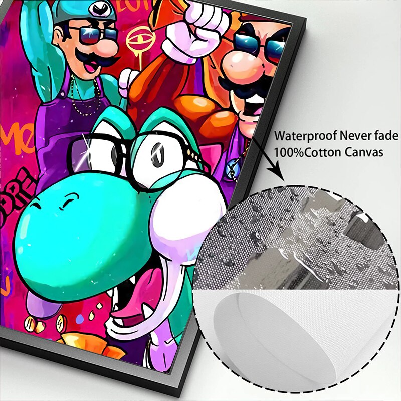ChandeliersDecor.com-Wall Posters-Mario Believe In Your Dreams Art - Find the Perfect Piece