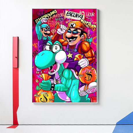 ChandeliersDecor.com-Wall Posters-Mario Believe In Your Dreams Art - Find the Perfect Piece