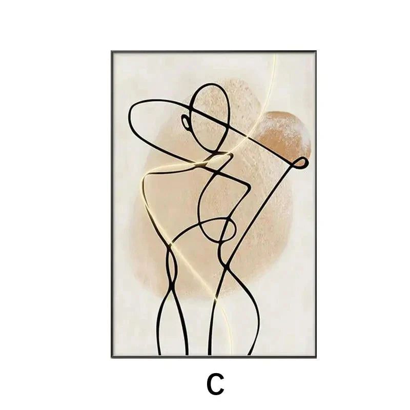 ChandeliersDecor.com-LED Wall Art-Matisse Abstract Art LED Wall Mounted Light