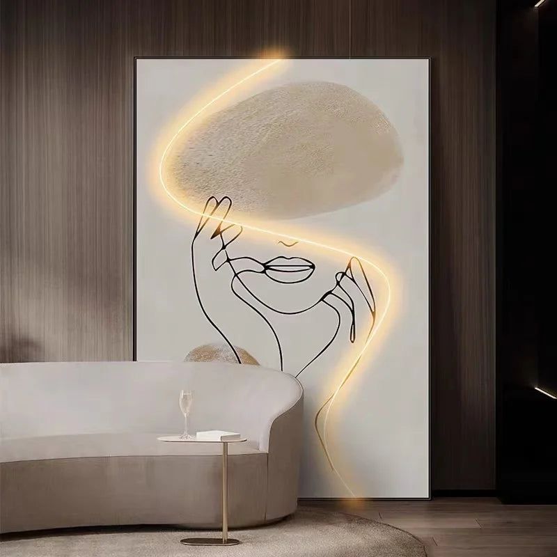 ChandeliersDecor.com-LED Wall Art-Matisse Abstract Art LED Wall Mounted Light