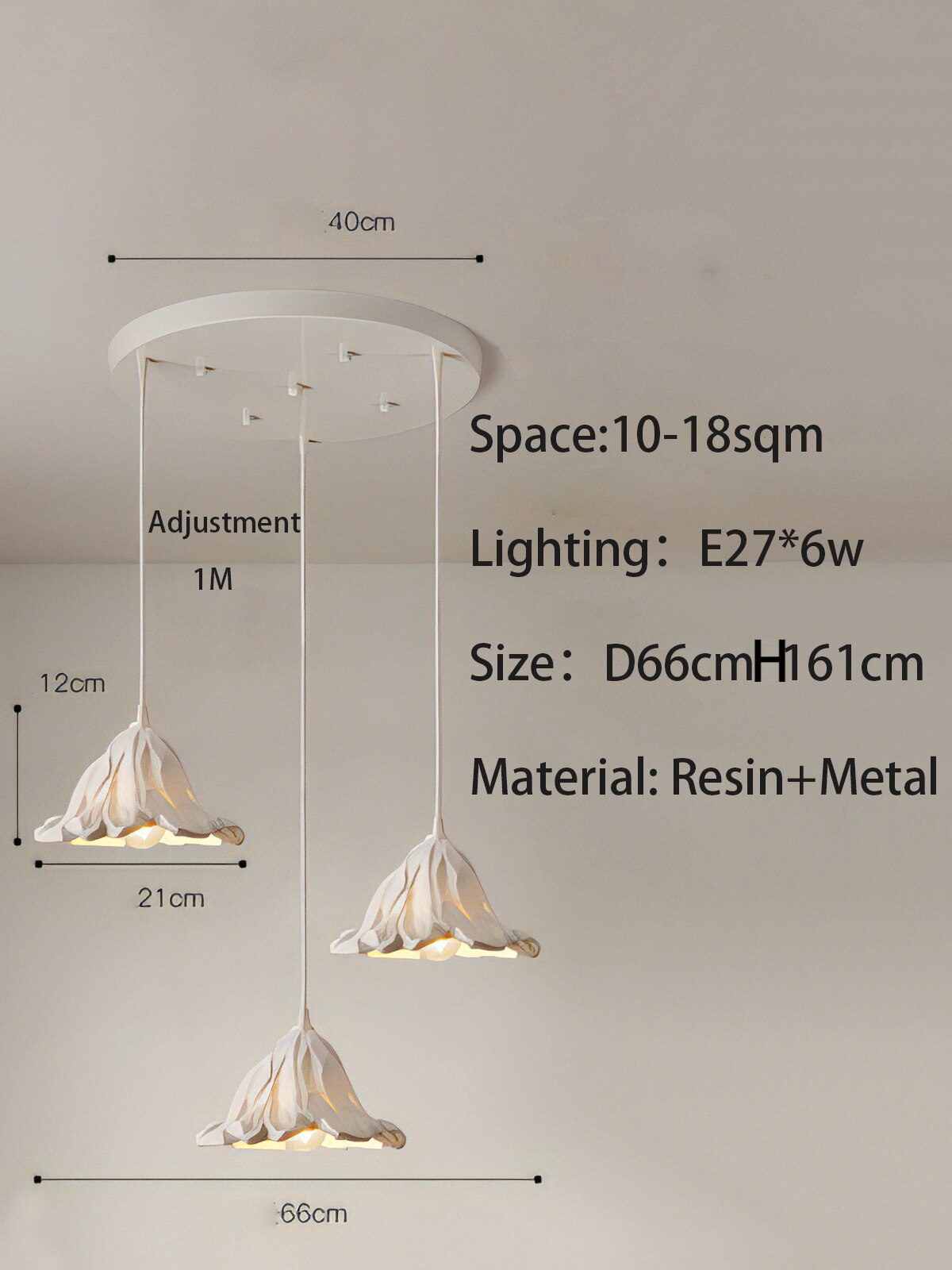 ChandeliersDecor.com-Pendant Lights-Metal Lustre Ceiling Lamp - Elegant and Stylish Lighting