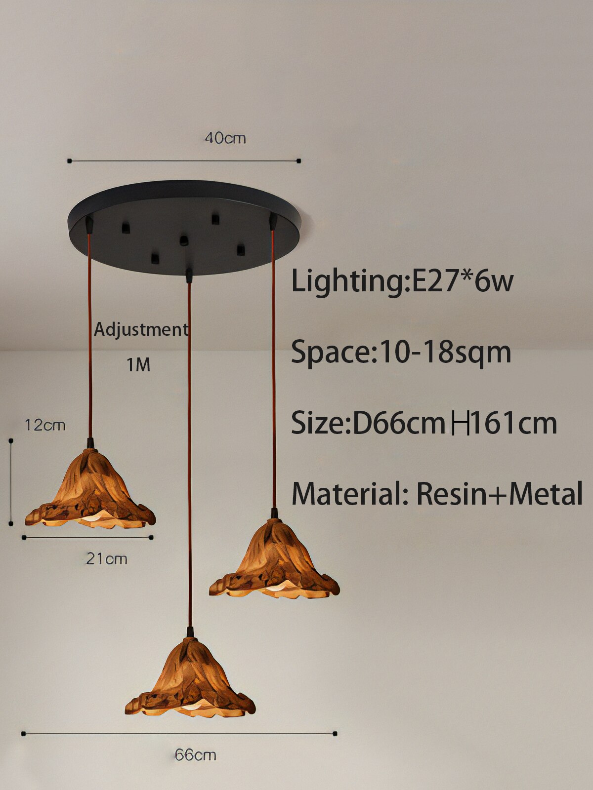 ChandeliersDecor.com-Pendant Lights-Metal Lustre Ceiling Lamp - Elegant and Stylish Lighting