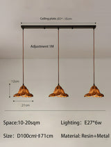 ChandeliersDecor.com-Pendant Lights-Metal Lustre Ceiling Lamp - Elegant and Stylish Lighting